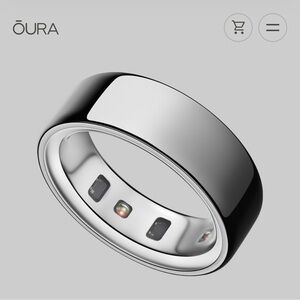 ŌURA Silver Smart Ring